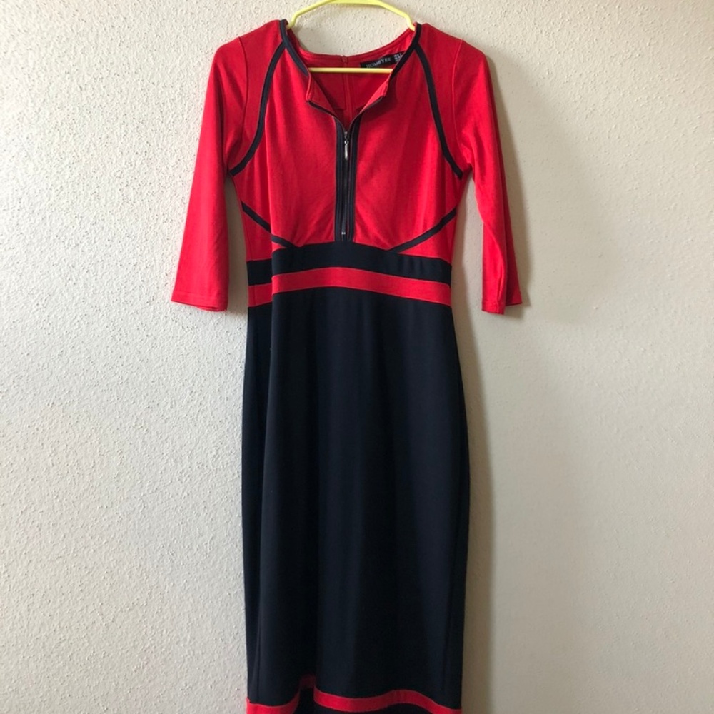 Women's HOMEYEE Red Dress